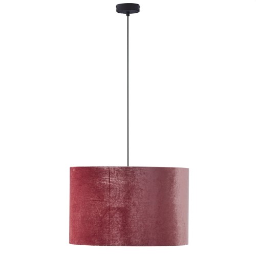 Lampa wisząca TERCINO gwint E27 moc 15W styl klasyczny klosz abażur | czarny 6164 TK Lighting