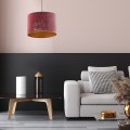 Lampa wisząca TERCINO gwint E27 moc 15W styl klasyczny klosz abażur | czarny 6164 TK Lighting