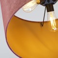 Lampa wisząca TERCINO gwint E27 moc 15W styl klasyczny klosz abażur | czarny 6164 TK Lighting
