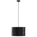 Lampa wisząca TERCINO gwint E27 moc 15W styl klasyczny klosz abażur | czarny 6192 TK Lighting