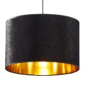 Lampa wisząca TERCINO gwint E27 moc 15W styl klasyczny klosz abażur | czarny 6192 TK Lighting