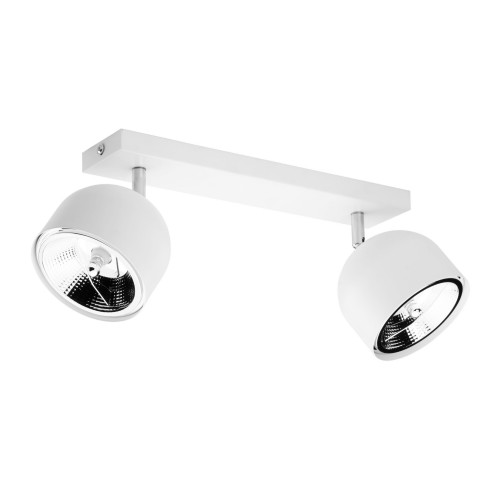 Lampa sufitowa z 2 reflektorkami biała ALTEA WHITE + żarówki 6513 TK Lighting