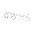 Lampa sufitowa ALTEA 4 żarówki 6516 TK Lighting