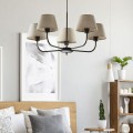Lampa wisząca klasyczna żyrandol z abazurami CHICAGO 3989 TK LIGHTING