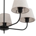 Lampa wisząca klasyczna żyrandol z abazurami CHICAGO 3989 TK LIGHTING