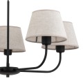 Lampa wisząca klasyczna żyrandol z abazurami CHICAGO 3989 TK LIGHTING