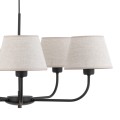 Lampa wisząca klasyczna żyrandol z abazurami CHICAGO 3989 TK LIGHTING