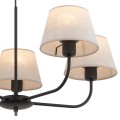 Lampa wisząca klasyczna żyrandol z abazurami CHICAGO 3989 TK LIGHTING
