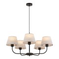 Lampa wisząca klasyczna żyrandol z abazurami CHICAGO 3989 TK LIGHTING