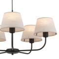 Lampa wisząca klasyczna żyrandol z abazurami CHICAGO 3989 TK LIGHTING