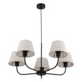 Lampa wisząca klasyczna żyrandol z abazurami CHICAGO 3989 TK LIGHTING