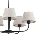 Lampa wisząca klasyczna żyrandol z abazurami CHICAGO 3989 TK LIGHTING