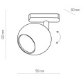 TRACER WHITE 1 TL-001 GU10 4040 TK Lighting