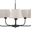 Lampa wisząca klasyczna żyrandol z abazurami CHICAGO 3989 TK LIGHTING