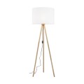Lampa podłogowa TOKYO gwint E27 moc 15W styl scandic-eco klosz tkanina | czarny 5299 TK lighting