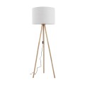 Lampa podłogowa TOKYO gwint E27 moc 15W styl scandic-eco klosz tkanina | czarny 5284 TK lighting