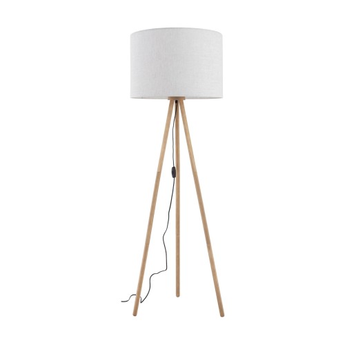 Lampa podłogowa TOKYO gwint E27 moc 15W styl scandic-eco klosz tkanina | czarny 5284 TK lighting