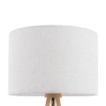 Lampa podłogowa TOKYO gwint E27 moc 15W styl scandic-eco klosz tkanina | czarny 5284 TK lighting