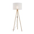 Lampa podłogowa TOKYO gwint E27 moc 15W styl scandic-eco klosz tkanina | czarny 5284 TK lighting