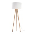 Lampa podłogowa TOKYO gwint E27 moc 15W styl scandic-eco klosz tkanina | czarny 5287 TK lighting