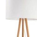 Lampa podłogowa TOKYO gwint E27 moc 15W styl scandic-eco klosz tkanina | czarny 5287 TK lighting
