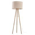 Lampa podłogowa TOKYO gwint E27 moc 15W styl scandic-eco klosz tkanina | czarny 5288 TK lighting