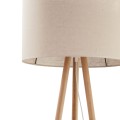 Lampa podłogowa TOKYO gwint E27 moc 15W styl scandic-eco klosz tkanina | czarny 5288 TK lighting