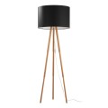 Lampa podłogowa TOKYO gwint E27 moc 15W styl scandic-eco klosz tkanina | czarny 5298 TK lighting
