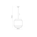 BOHO BLACK LAMPA WISZĄCA 1 6542 TK Lighting