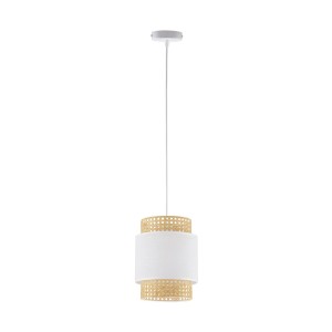 Lampa wisząca z abażurem w stylu boho do przytulnych wnętrz 6528 TK Lighting
