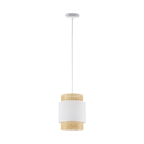 Lampa wisząca z abażurem w stylu boho do przytulnych wnętrz 6528 TK Lighting