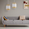 Lampa wisząca z abażurem w stylu boho do przytulnych wnętrz 6528 TK Lighting
