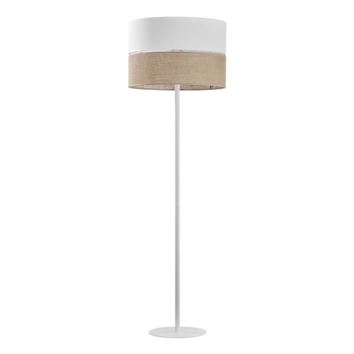 Lampa podłogowa z abażurem z tkaniny i juty, boho, na gwint E27 5241 TK Lighting