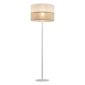 Lampa podłogowa z abażurem z tkaniny i juty, boho, na gwint E27 5241 TK Lighting