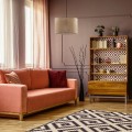 Rustykalna lampa sufitowa z kloszem z juty do jadalni i salonu 6580 TK Lighting