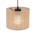 Rustykalna lampa sufitowa z kloszem z juty do jadalni i salonu 6580 TK Lighting