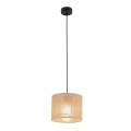 Rustykalna lampa sufitowa z kloszem z juty do jadalni i salonu 6580 TK Lighting