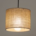Rustykalna lampa sufitowa z kloszem z juty do jadalni i salonu 6580 TK Lighting