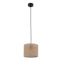 Rustykalna lampa sufitowa z kloszem z juty do jadalni i salonu 6580 TK Lighting