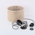 Rustykalna lampa sufitowa z kloszem z juty do jadalni i salonu 6580 TK Lighting