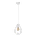 Lampa wisząca biała z drucianym kloszem nad stół BRYLANT 2222 TK Lighting