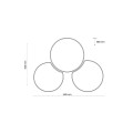 MONA NATURE LAMPA SUFITOWA 3 6591 TK Lighting