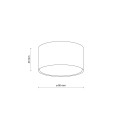 TOP BLACK LAMPA SUFITOWA 1 GX53 6241 TK Lighting
