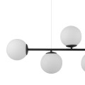 Lampa wisząca CELESTE gwint E27 moc 15W styl nowoczesny szklany klosz | czarny 6219 TK lighting