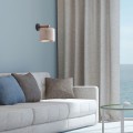 Kinkiet DEVA gwint E27 moc 15W styl skandynawski klosz abażur | czarny 6106 TK Lighting