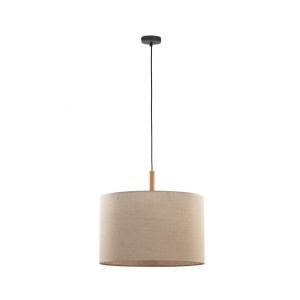 Lampa wisząca z beżowym abażurem DEVA NATURE 6107 TK Lighting