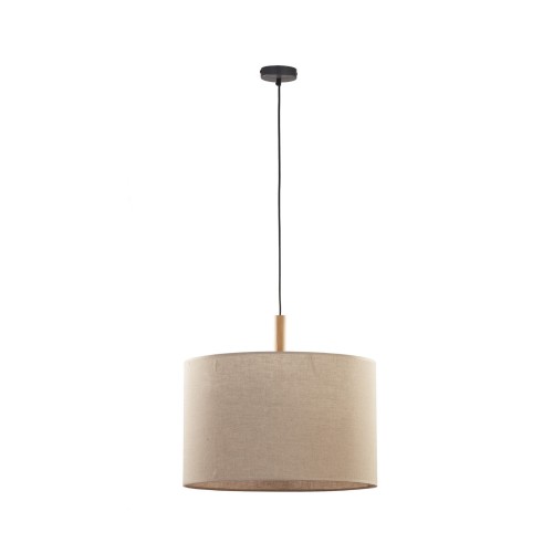 Lampa wisząca z beżowym abażurem DEVA NATURE 6107 TK Lighting