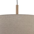 Lampa wisząca z beżowym abażurem DEVA NATURE 6107 TK Lighting