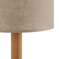 Lampka nocna DEVA NATURE klosz LEN szaro beżowy 5192 TK Lighting