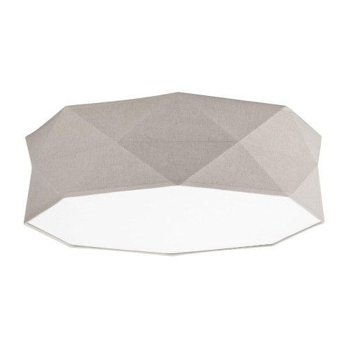 Lampa sufitowa KANTOOR gwint E27 moc 15W styl klasyczny klosz abażur | biały 6195 TK Lighting